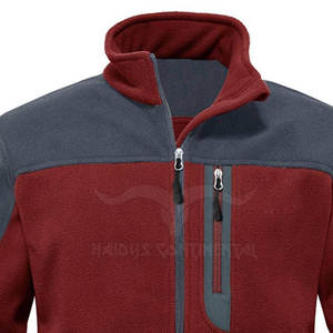 Nouvelle Veste Polaire en Coton Respirante à Séchage Rapide pour Homme, Style Urbain, Service OEM, Couleur Unie, Col Montant, Hiver 2024 - Product Image 4