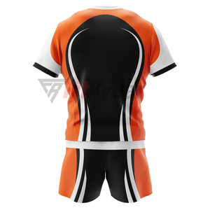 Maillot de sport unisexe de rugby de qualité supérieure, séchage rapide, respirant, anti-UV, grandes tailles, conception de logo personnalisé, impression par sublimation - Product Image 3