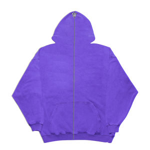 Logo personnalisé sweat à capuche zippé intégral oversize poids lourd français éponge sweat à capuche pour homme grande taille sweat à capuche zippé intégral - Product Image 4