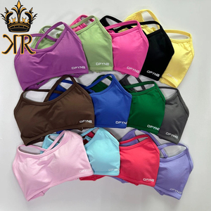 Ensemble de gymnastique dynamique Ensemble de yoga sans couture pour femmes Ensemble de shorts d'entraînement Ensemble de soutien-gorge de sport dos nu Shorts de fitness - Product Image 2