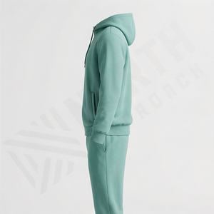 Ensemble de survêtement de course pour hommes avec veste zippée intégrale et pantalon de jogging, logo personnalisé, vêtements de sport de course, ensemble de survêtement de course pour hommes - Product Image 3
