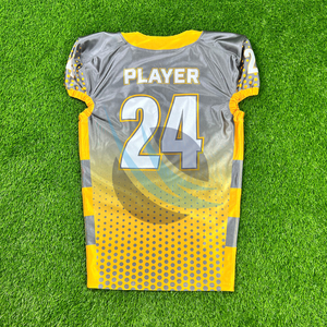 Camiseta de Fútbol Americano Sublimada Personalizada Internacional Spofit, Manga Corta, Talla Grande, Transpirable, de Malla - Product Image 4