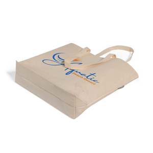 Custom Large Organic Cotton Tote <b>Bags</b> with Heat Transfer Printing <b>Medium</b> Size Shopping <b>Bag</b> with Logo-OR260 - Product Image 4
