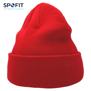 Venta caliente Unisex Jacquard Beanies Sólido Logotipo personalizado Transpirable Impermeable 100% Acrílico Ropa de invierno Beanie Caps Made - Product Image 2