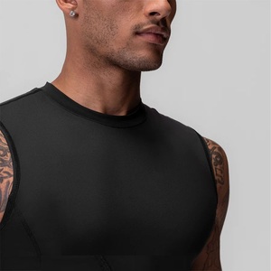 Gran oferta 2023, camisetas personalizadas para hombre, camiseta sin mangas de gimnasio de secado rápido, camisetas sin mangas de algodón sostenible con batidor de esposa para culturismo - Product Image 3