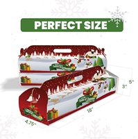 Boîtes de boulangerie personnalisées, boîte d'emballage pour croissants, boîte à pain pour croissants, boîte d'emballage pour biscuits, carton de qualité alimentaire pour les fêtes de Noël