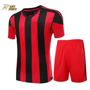 2024 OEM Hot Sale Rot Schwarz Custom Neueste Design Sublimiertes dickes neues Rugby-Shirt mit Shorts Uniform Set