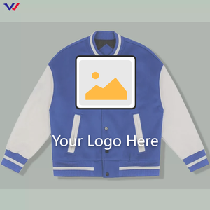 Blouson aviateur de baseball pour hommes personnalisé Hip Hop Street Style prix bas d'usine tissu de toile en gros - Product Image 6