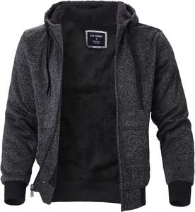 100% algodón forrado sólido Oversized Streetwear Hoodie - Product Image 1