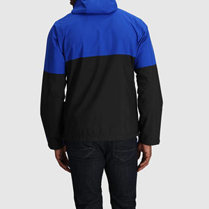 Design personnalisé Vestes coupe-vent zippées et imperméables en nylon Manteau pull-over de haute qualité Vestes coupe-vent d'extérieur en nylon pour hommes - Product Image 2