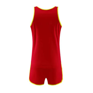 Uniforme d'athlétisme unisexe léger en polyester doux confortable avec nom d'équipe et logo personnalisés Service OEM de haute qualité - Product Image 3