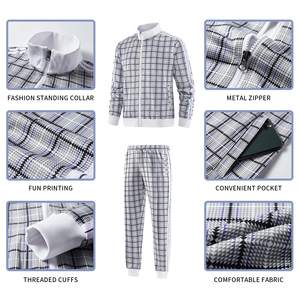 เสื้อแจ็กเก็ตและกางเกงวอร์มทรงหลวมทำจากผ้าฝ้าย100% ออกแบบได้ตามต้องการโลโก้ได้ตามต้องการ - Product Image 5