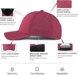 Último Diseño al por Mayor Gorras Trucker de 7 Paneles de Malla de Gamuza en Blanco 100% Algodón Deportivas Transpirables Impermeables Unisex para Sublimación - Product Image 6