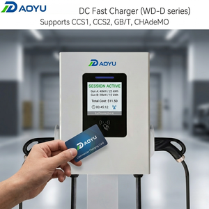 Chargeur mural rapide DC Premium 80kW 60kW CCS1 CCS2 GBT OCPP 1.6J avec application pour hôtels, centres de villégiature et parkings de centres de conférence - Product Image 5
