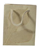Impression de logo personnalisé sac d'emballage en papier de haute qualité fait à la main en coton recyclé feuille imprimée cadeau pour festival et boulangerie