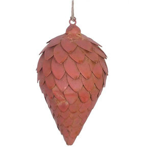 Diseño clásico Estilo americano Hierro Color verde Tamaño personalizado Adorno colgante de Navidad para el hogar Decoración de árboles al aire libre - Product Image 3