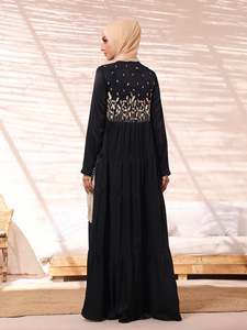 Long abayas confortable pour femmes nouveau meilleur design personnalisé OEM vente en gros abaya islamique pour femmes à bas prix - Product Image 3