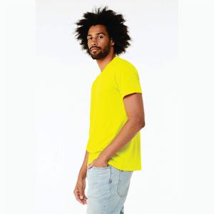 Camiseta de 100% algodón con cuello redondo personalizada para hombre, ropa de calle informal de manga corta de punto, Camisa lisa en blanco a la venta - Product Image 2