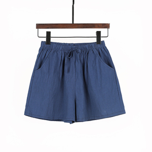 Shorts de Verano para Mujer, de Cintura Alta Elástica, Color Sólido, Sexy, Transpirables, en Colores Brillantes, de Spandex/Nylon - Product Image 5