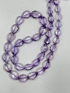 Quartz améthyste rose naturel gouttes de poire à facettes perceuse droite 16 pouces brin perles 6x8-9x13mm pour la fabrication de bijoux en gros - Product Image 6