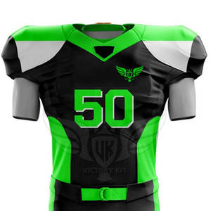 Uniforme de football américain à bas prix de haute qualité en uniforme de football américain en polyester 100% - Product Image 3