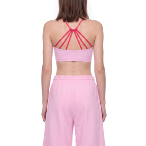 Sujetador Deportivo Acolchado con Bloques de Color para Mujer, Tallas Grandes, Ropa Deportiva Ligera para Fitness, XS-XL - Product Image 5