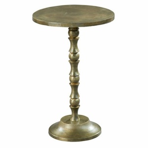 Support rond avec Table basse à finition Antique pour le jardin et la décoration de la maison - Product Image 1