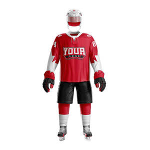 Uniforme profesional para hombre, conjunto de hockey sobre hielo, diseño ligero, manga larga, nombre de equipo personalizado, ropa deportiva, hockey sobre hielo - Product Image 5