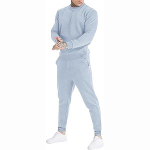 Vente en gros de survêtements d'hiver légers de qualité supérieure pour hommes, vêtements de jogging solides et écologiques, ensembles élégants et respirants - Product Image 3