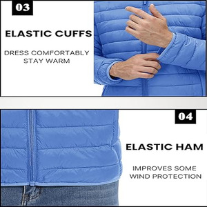 Blouson matelassé de haute qualité, magnifique blouson d'hiver à bulles pour hommes, prix de gros, manteaux brillants pour hommes - Product Image 4