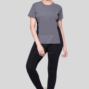 Camisetas Deportivas Holgadas para Mujer con Logotipo Personalizado, de Secado Rápido y Manga Corta para Ejercicio en Verano - Product Image 5