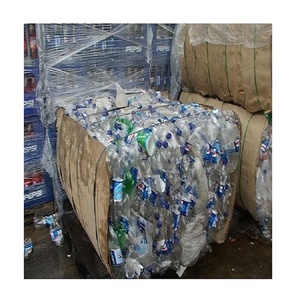 Botella PET lavada y comprimida chatarra 200kg embalaje en pacas - Product Image 5