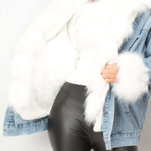 2025 vente en gros sur mesure femmes respirant coton Denim veste hiver Jean veste pour femmes Denim veste - Product Image 2