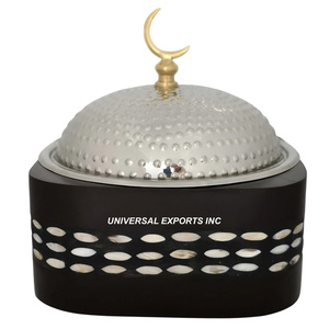 Hotpot de madera de lujo, cazuela de diseñador hecha a mano de buena calidad, última colección, calentador de alimentos de madera de diseñador - Product Image 1