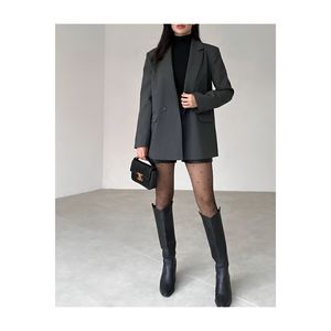 Giacca Blazer a bottone singolo da donna - Product Image 3