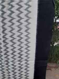 Beautiful Colorful Traditional Hand Woven Cotton Ikat <b>Scarf</b> for <b>Women</b>, Cotton Hand Woven Ikat Printed <b>Scarf</b> for <b>Women</b> <b>Neck</b> - Product Image 5