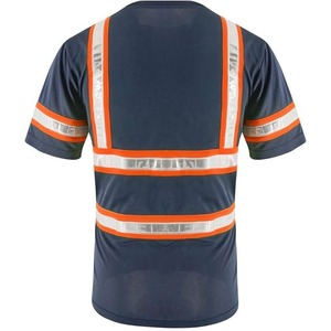 Hi <b>Vis</b> Work Safety <b>T</b> <b>Shirt</b> Custom Safety Reflective <b>T</b>-<b>shirts</b> Long Sleeve for Construction Hi <b>Vis</b> <b>T</b>-<b>shirt</b> - Product Image 6