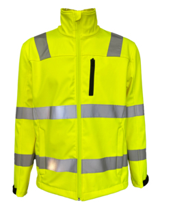 เสื้อแจ็คเก็ตทำงานสะท้อนแสงแบบถอดได้ มองเห็นได้ชัดเจน ซิปแบบ Hi-Vis เสื้อแจ็คเก็ตนิรภัย ระบายอากาศและกันน้ำ ผลิตจากโพลีเอสเตอร์ - Product Image 6