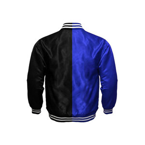 Vestes en satin imperméables de style streetwear pour hommes, dernière mode, service OEM, vente en gros, prix bas, veste de baseball pour homme - Product Image 3