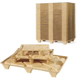 Paleta de Fibra de Madera Moldeada Huizhou Kingpine 1000x900x130mm, Paleta de Madera Comprimida Sin Fumigación para Almacén - Product Image 1
