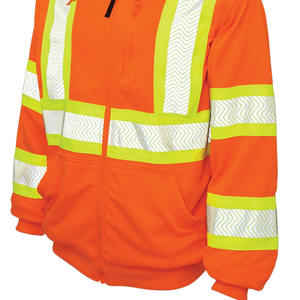 Adjustable best Manufacture new arrival <b>Work</b> wear <b>For</b> Construction <b>Men</b> Safety <b>Hoodie</b> Eco-friendly Front Pocket Safety <b>Hoodie</b> - Product Image 3