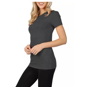 T-shirt surdimensionné à épaules tombantes pour femme, vêtement de rue 100% coton, impression personnalisée de haute qualité, T-shirt lourd pour femme - Product Image 1