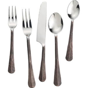 Juego de cubiertos clásicos, cuchara, tenedor, utensilios de cocina, juego de cubiertos bien pulidos de acero inoxidable con cubiertos de restaurante de diseño Simple - Product Image 3