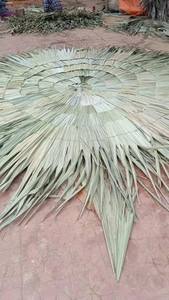 Parasol de plage portable, housse personnalisée en jonc de mer, chaume tiki, feuille de palmier, design rustique, écologique, résistant à l'eau, pour extérieur, parc - Product Image 3