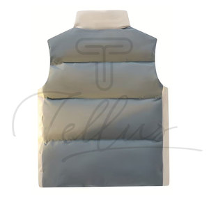 Chaleco Acolchado Informal Impermeable de Alta Calidad para Invierno, Chaqueta sin Mangas con Capucha para Hombre - Product Image 1