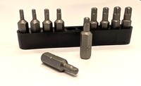 Embouts de tournevis Torx RALTER, 10 pièces, 25 mm, jeu Magic Rib, finition sablée, DIY, OEM, acier S2, Taïwan