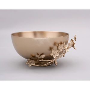 Ensemble de 2 bols à salade décoratifs au design floral pour les hôtels et les restaurants. - Product Image 3