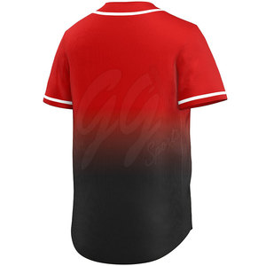 Último Estilo, Jersey de Béisbol Transpirable, Diseño y Colores Personalizados, 100% Poliéster, Venta al Por Mayor - Product Image 3