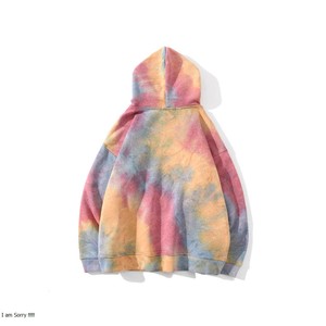 Venta al por mayor Fashion Street Custom Men's Tie Dye Hoodies & Sudaderas Fabricante - Product Image 3