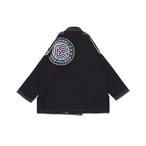 Venta al por mayor BJJ Jiu Jitsu Gi Kimono uniformes 100% algodón elástico lavado logotipo personalizado competición de entrenamiento - Product Image 2